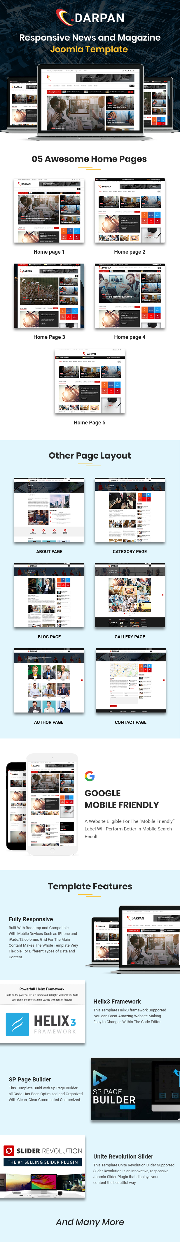 Darpan - News Magazine Joomla Template