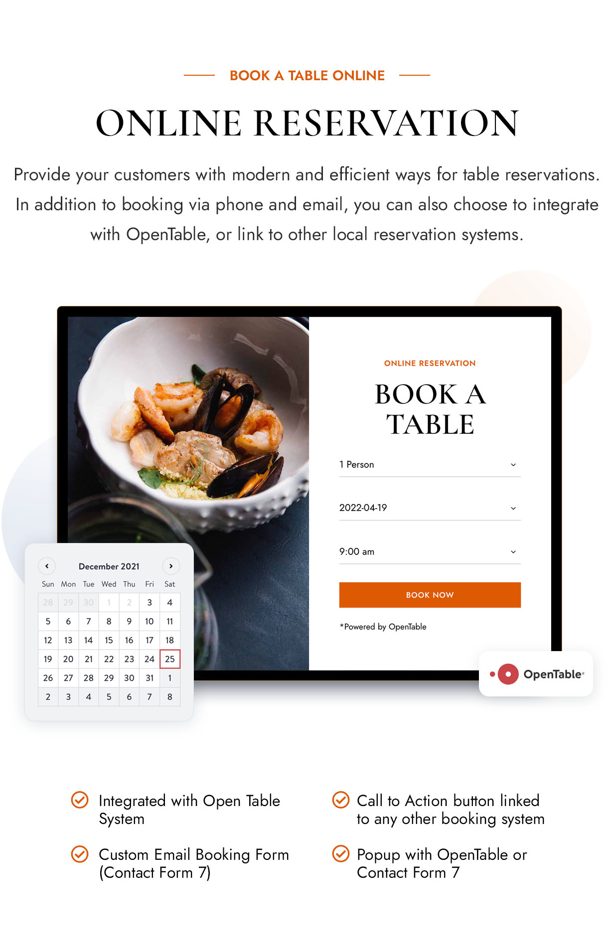 PatioTime - Restaurant WordPress Theme.