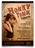 Honky Tonk Friday Country Flyer Template