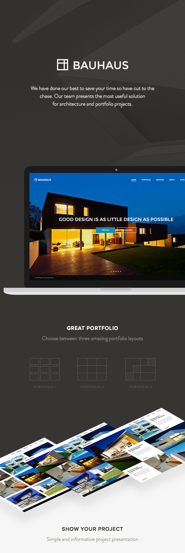 Bauhaus - Architecture & Portfolio WordPress Theme - 1