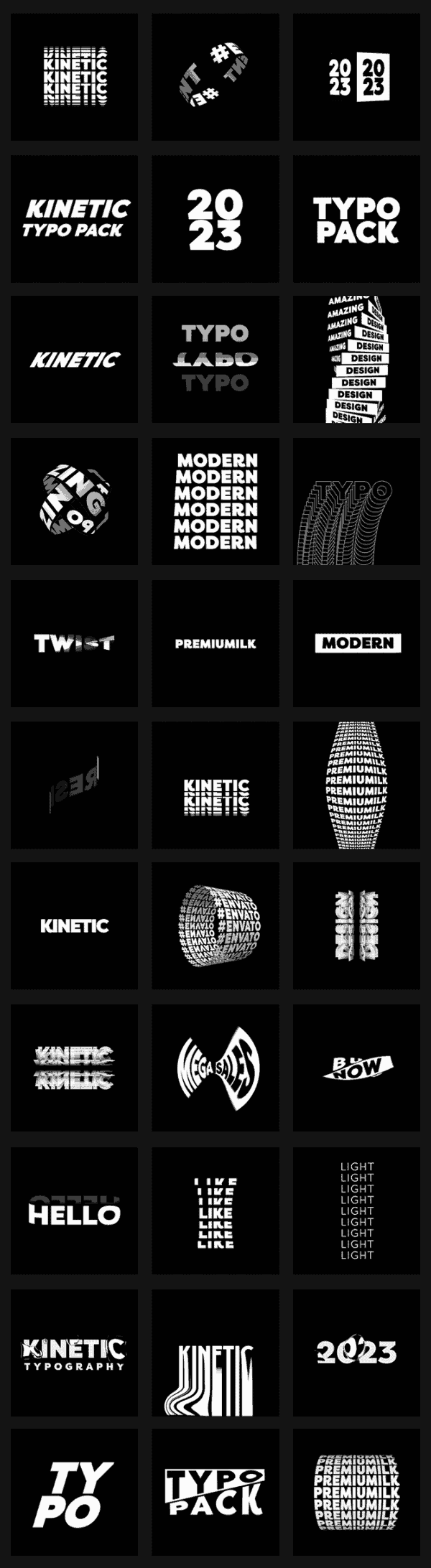 Typo Kit | Animated Titles - 53