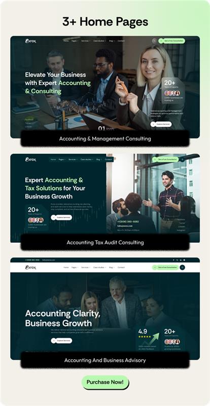 Exrox – Accounting & Management Consulting HTML Template - 5
