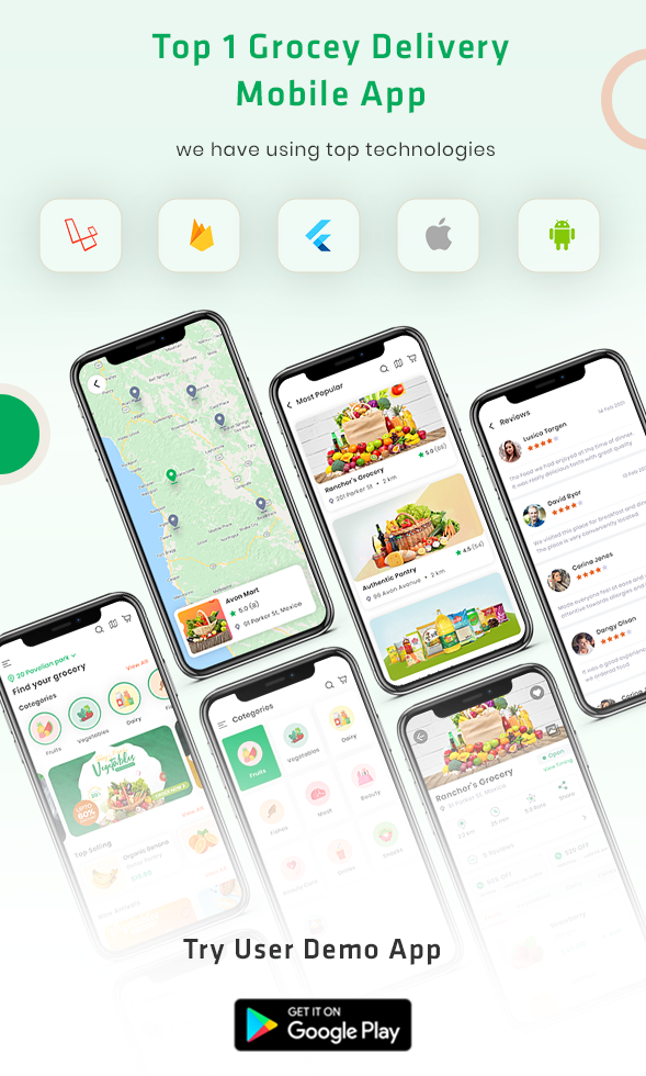 GroMart | Grocery Store App | Grocery Delivery | Multi -Vendor Grocery App - 5