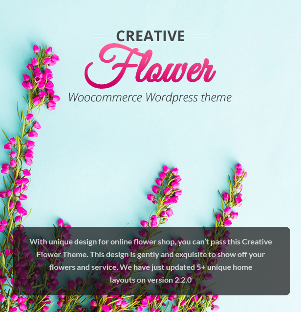 Creative Flower Woocommerce WordPress Theme - 3