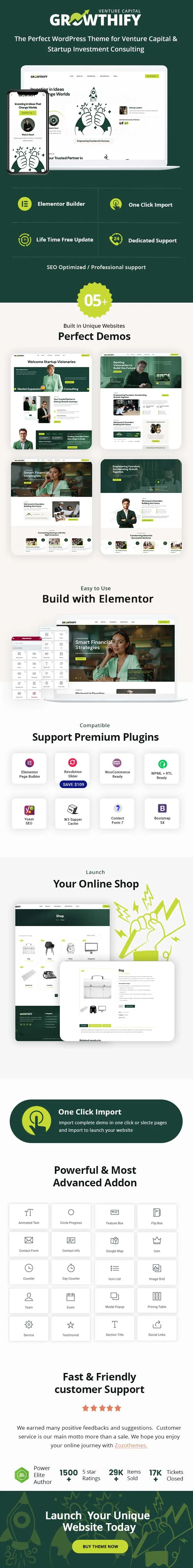Venture Capital & Startup Investment WordPress Theme