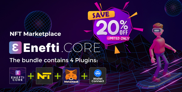 Enefti - NFT Marketplace Core (Essentials Bundle)