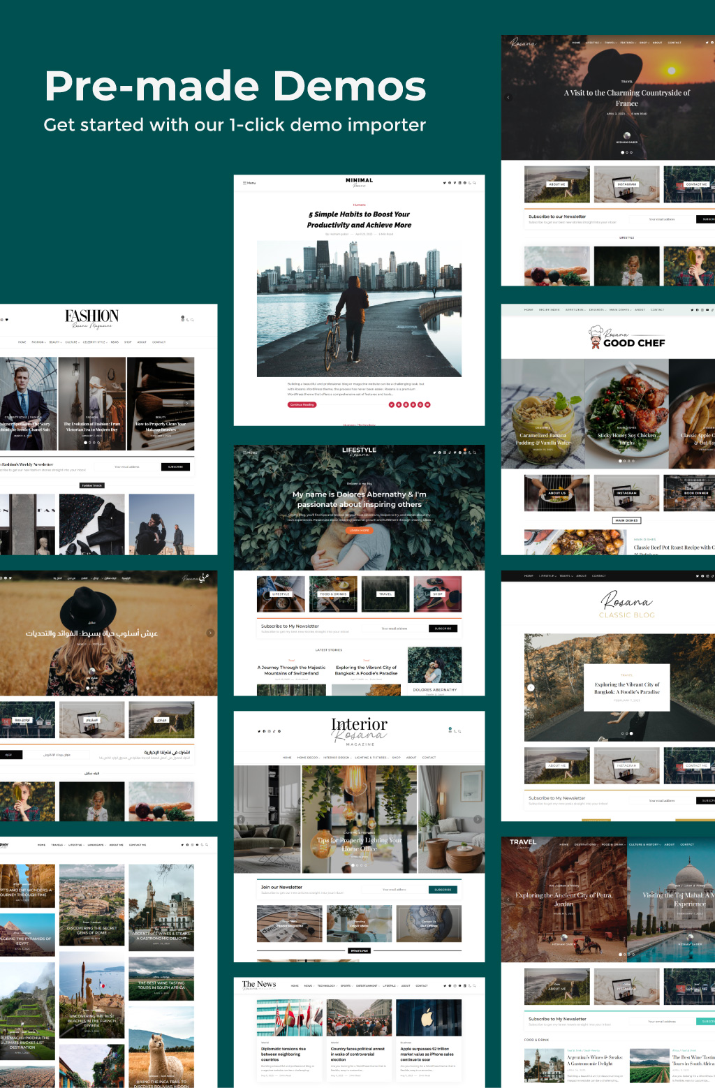 Rosana WordPress Theme