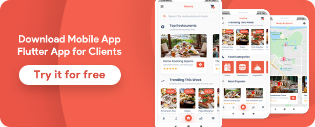 Food Delivery Flutter + PHP Laravel Admin Panel - 19