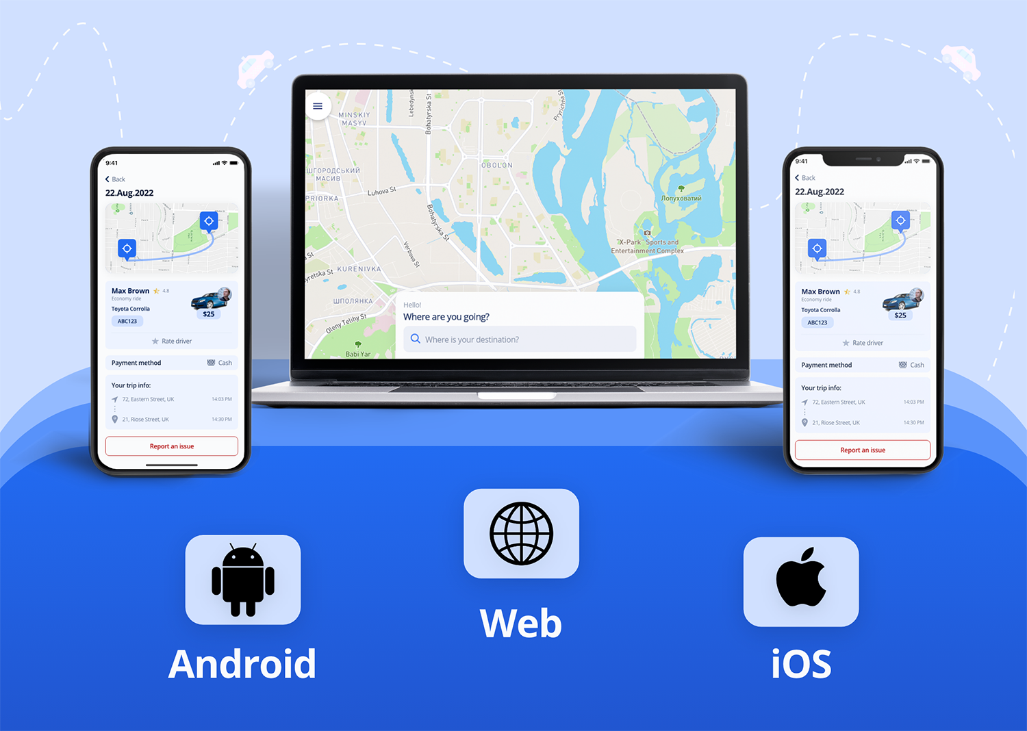 Ridy Flutter - Full Taxi solution - 9