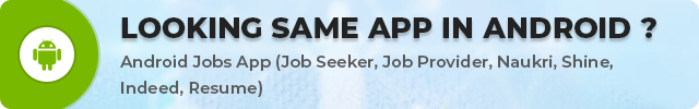 iOS Jobs App (Job Seeker, Job Provider, Naukri, Shine, Indeed, Resume) - 7