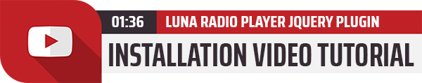 Luna Radio Player Plugin with Audio Visualizer