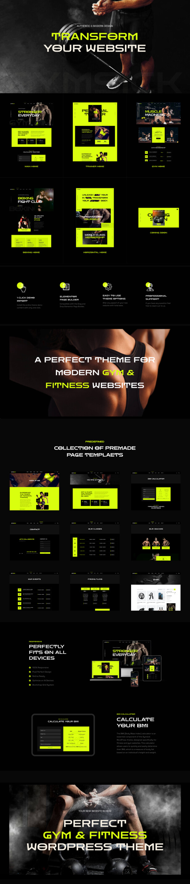 Gymsick - Fitness and Gym WordPress Theme