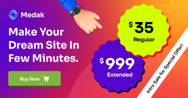 Medak - Doctor Medical & Healthcare Clinic Elementor WordPress Theme - 1