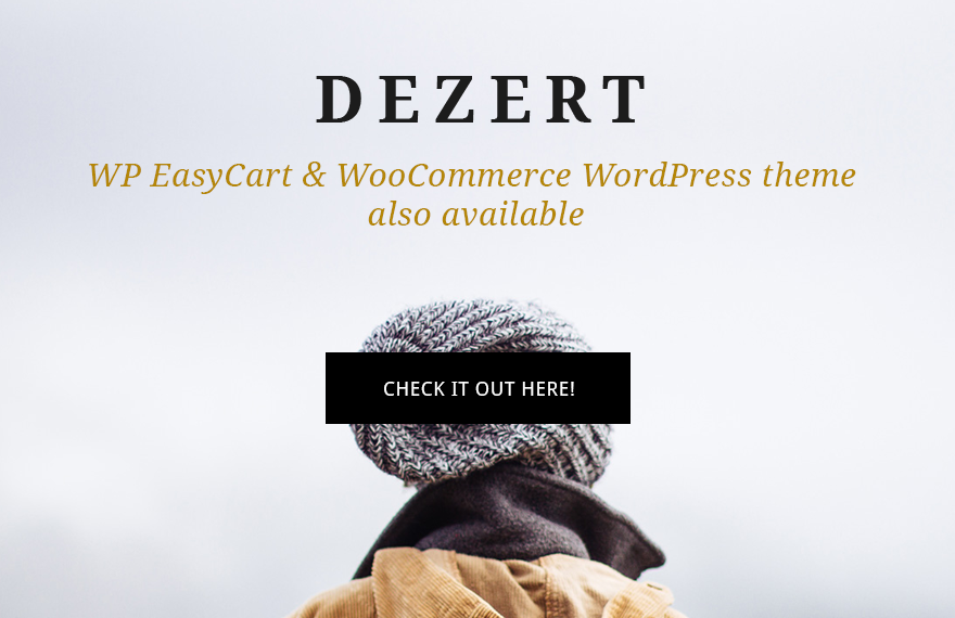 Dezert EasyCart & WooCommerce Shopping Theme