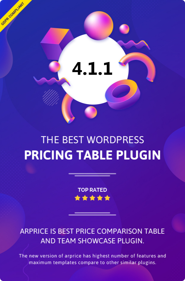 ARPrice - WordPress Pricing Table Plugin - 5