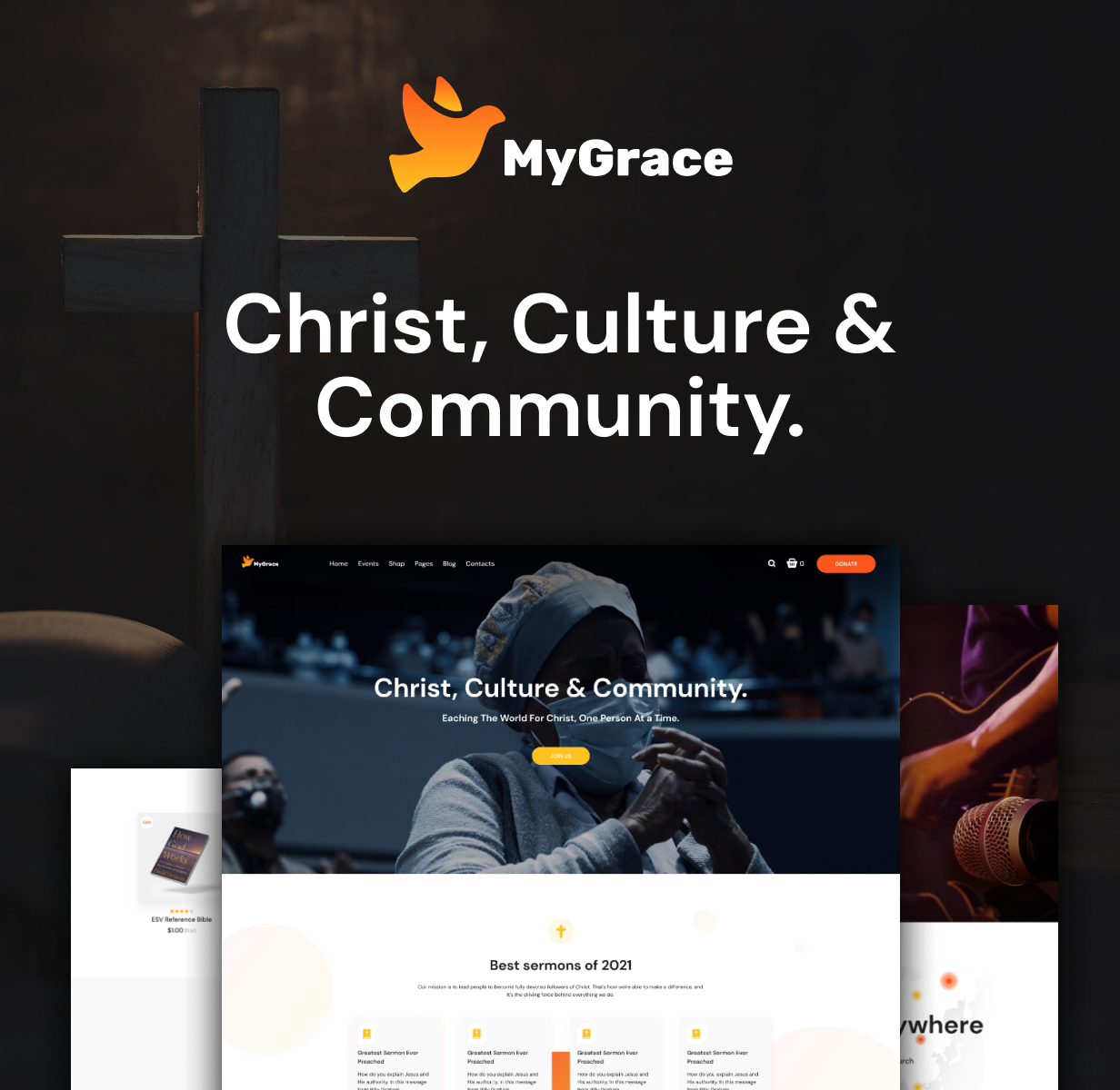 Churches and Charity WordPress Theme
