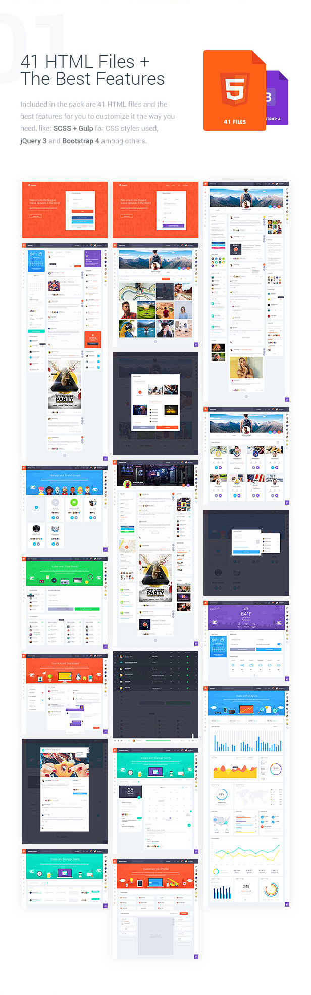 41 HTML files + The Best Features
