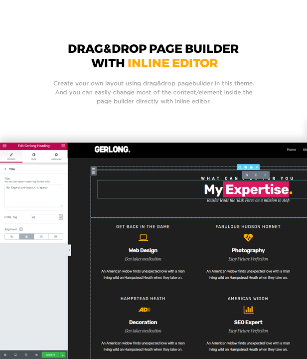 Gerlong - Responsive One Page & Multi Page Portfolio Theme - 3