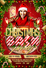 Christmas Bash Party Flyer Template