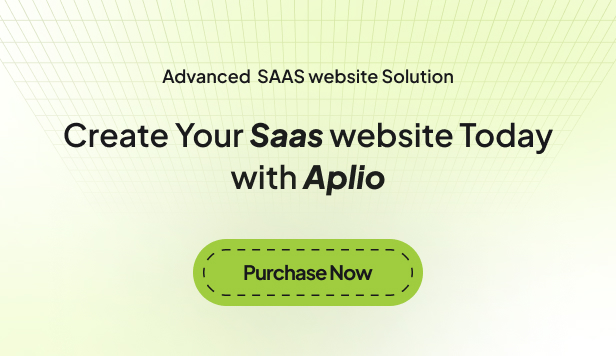 Aplio | SaaS Landing Template