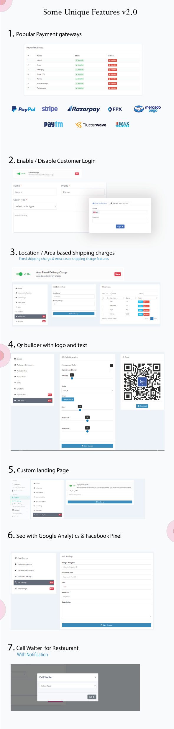 QrexOrder - SaaS Restaurants / QR Menu / WhatsApp Online ordering / Reservation system [Extended] v3.2.0 - Authentic WP