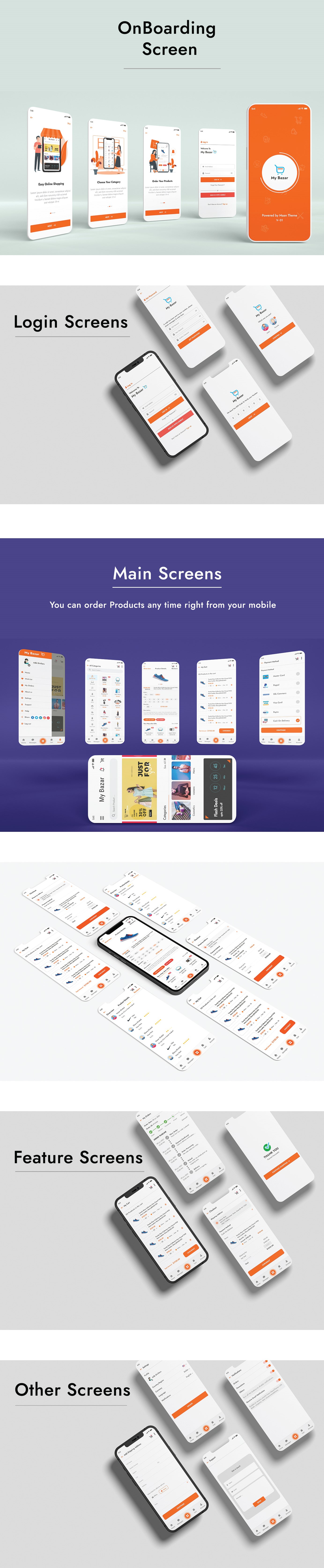 MyBazar- Flutter E-Commerce UI Kit - 1