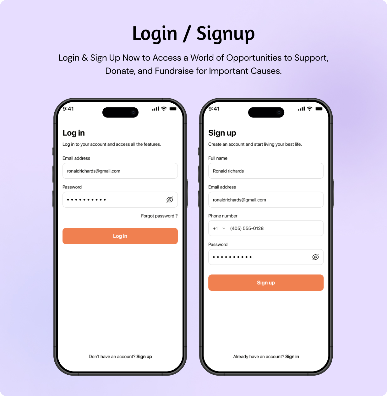 CaringHandsApp: Charity Full App in Flutter with Node,js Backend | SupportStream App - 7