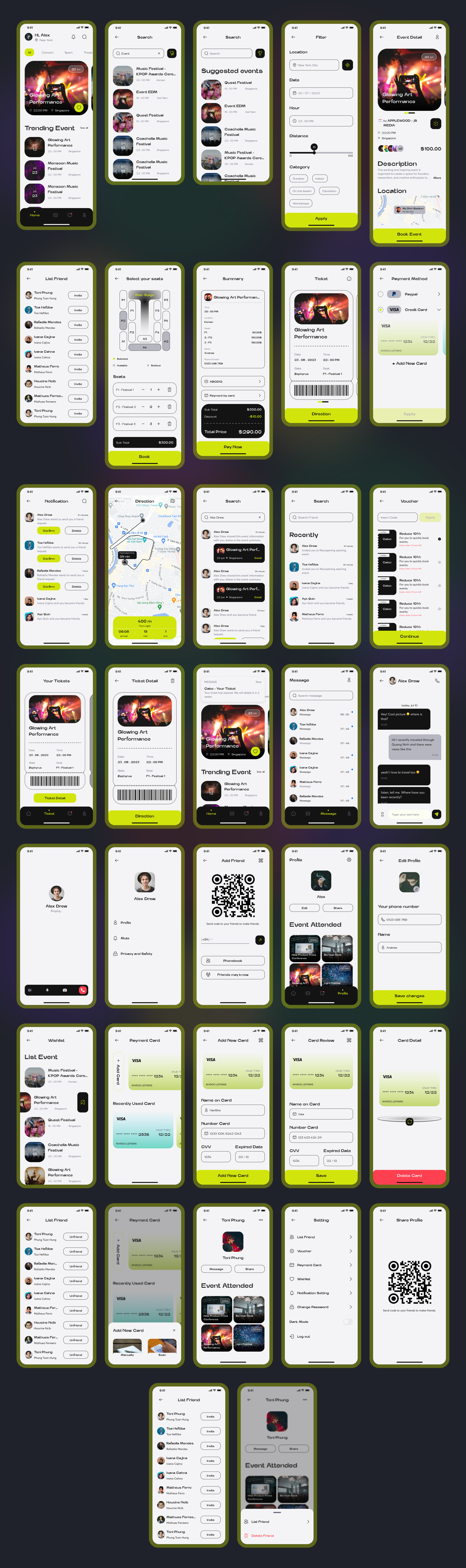 Festify - Event Booking App React Native CLI Ui Kit