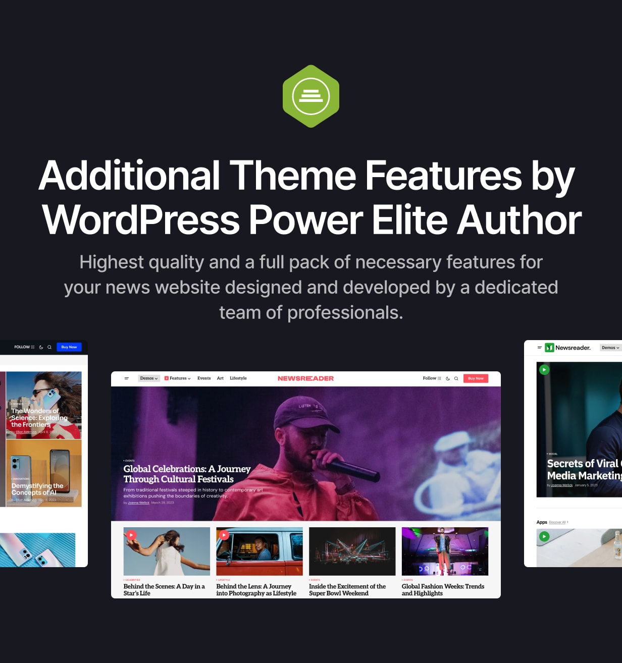 Newsreader - Revolutionary WordPress Theme for Digital Media