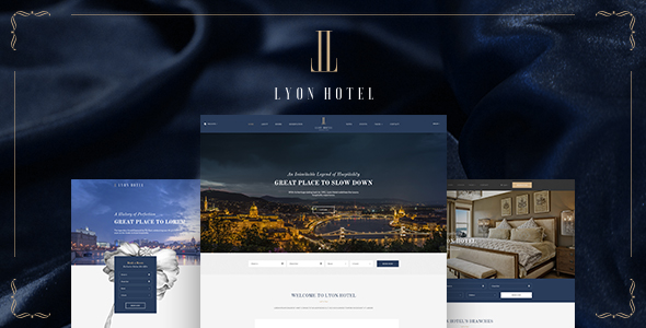 LYON â€“ Luxury Hotel Booking HTML5 Template
