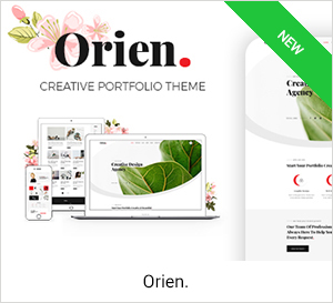 Orien - Creative Portfolio WordPress Theme
