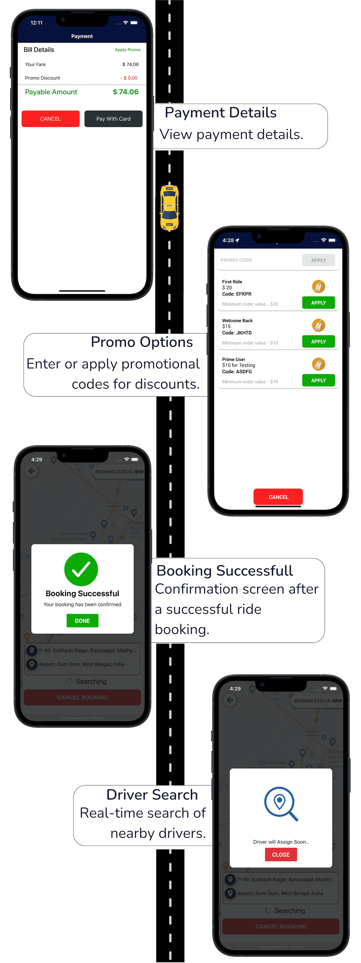 Exicube Taxi App - 14