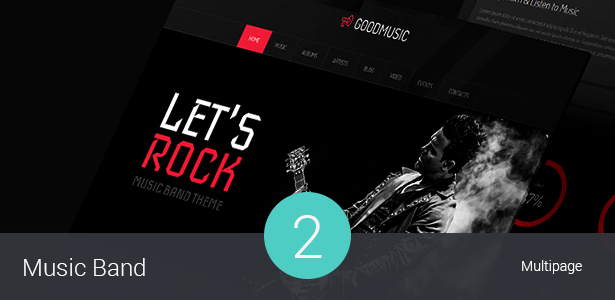 Music Band WordPress Theme