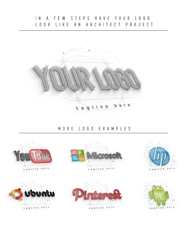 Architect Logo Reveal 3 Versions