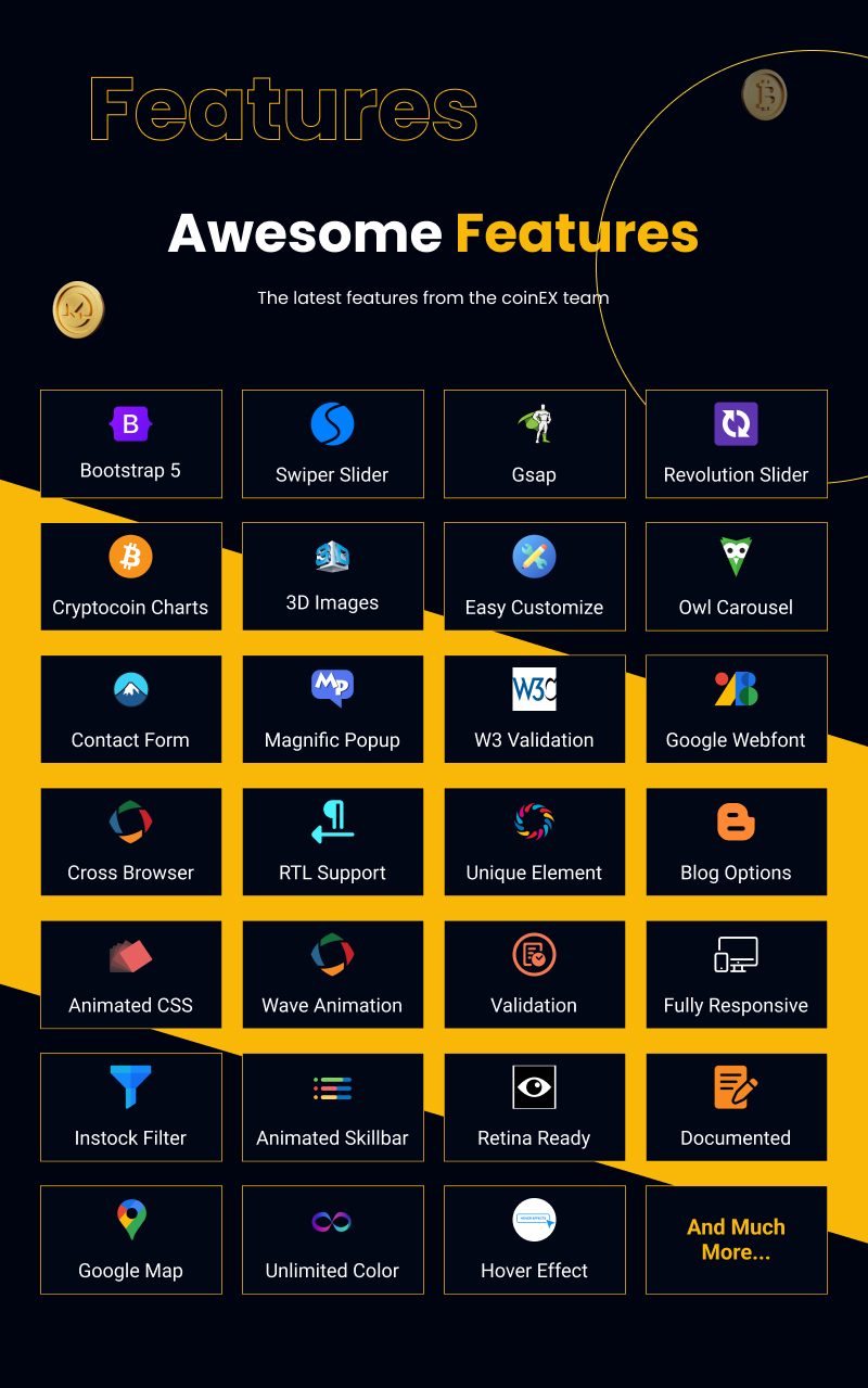 COINEX - Crypto Currency Admin Dashboard Template - 20