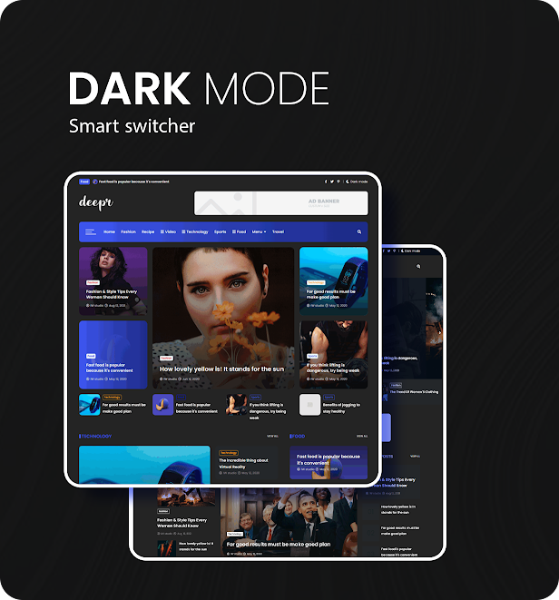 Deepr - Dark Mode