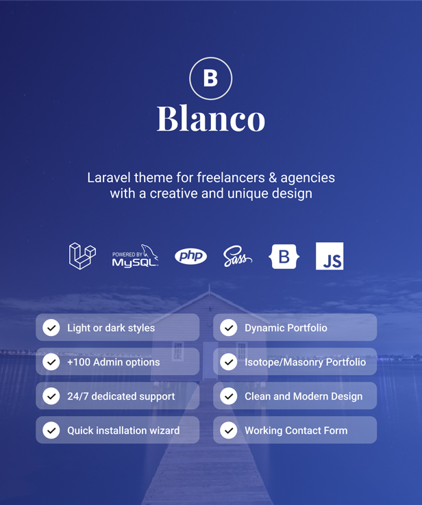 Blanco | Personal Portfolio and Blog Laravel Script - 4