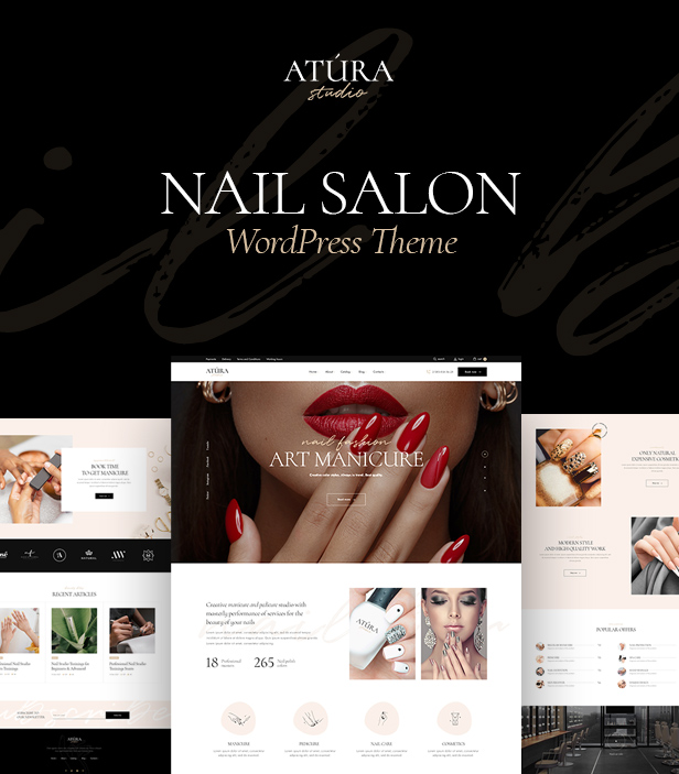 Atura - Nail Salon WordPress Theme - 4