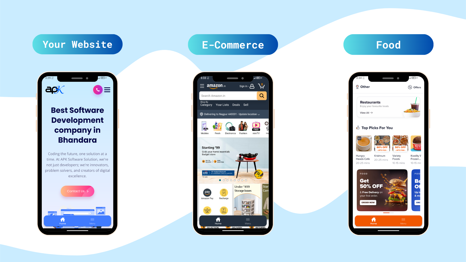 Web2Go - Website to React Native IOS Android App | Convert Website into App | Admin panel Available - 8