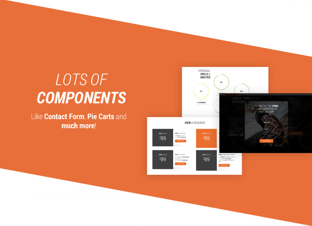 Lost of components