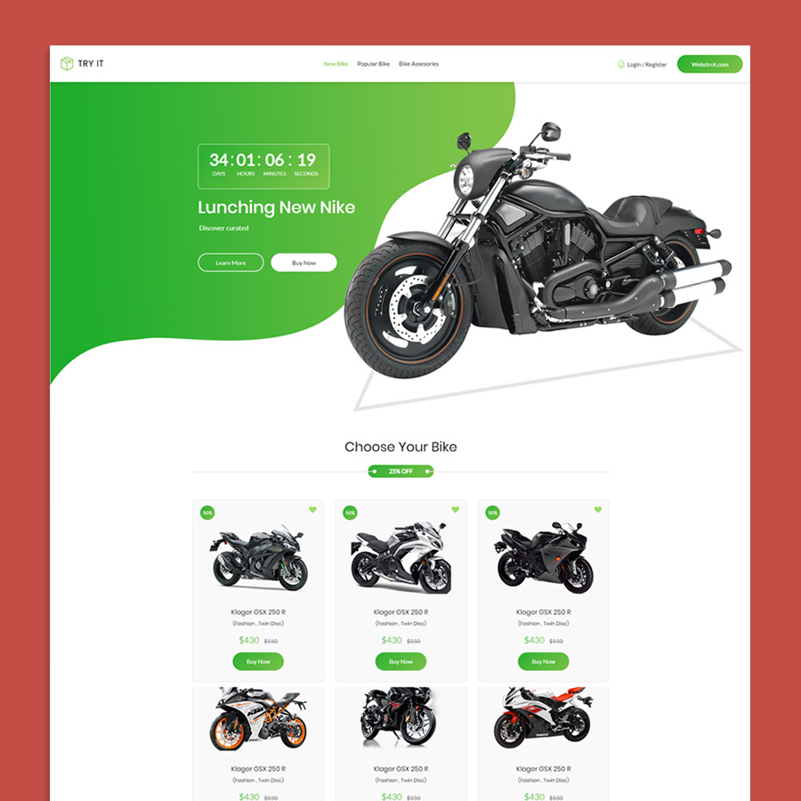 Tryit - Product Offer Landing Pages HTML Template - 8