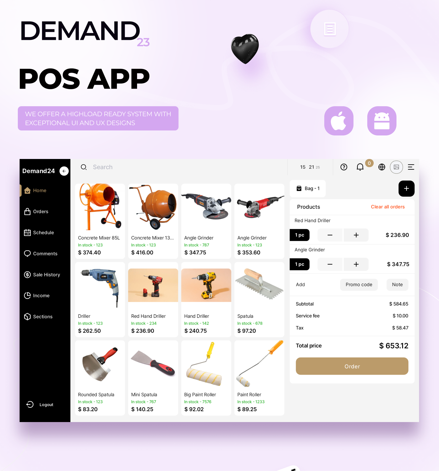 On-Demand24 POS + Order & Service Management (IOS, Android, Desktop) - 5