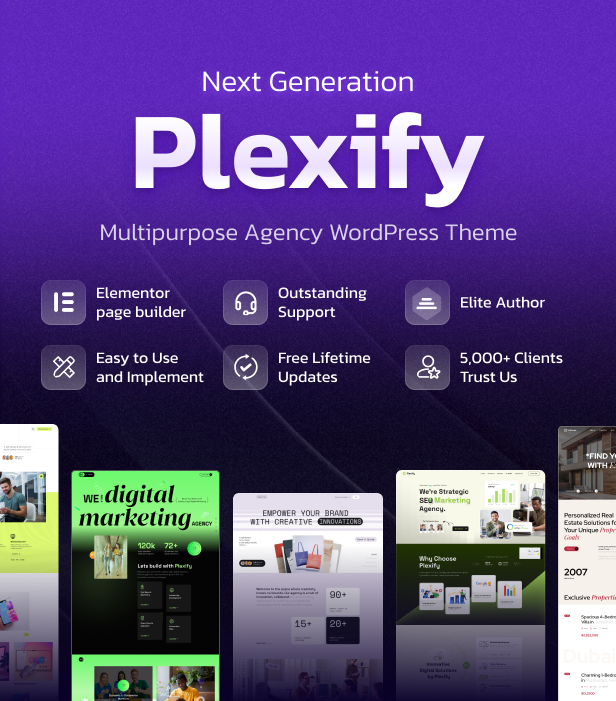 Plexifly | Creative Agency WordPress Theme