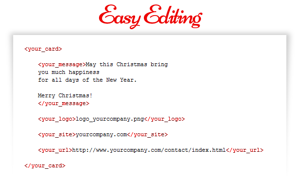 Christmas Card Flat Elegant - 3