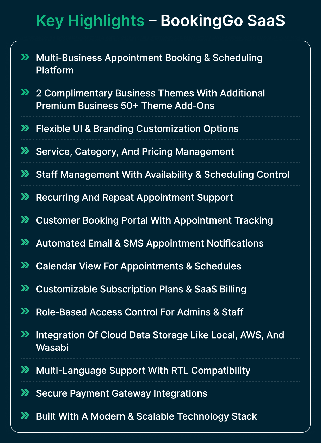 BookingGo SaaS - Multi Business Appointment Booking and Scheduling - 7