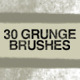 30 Grunge Photoshop Brushes
