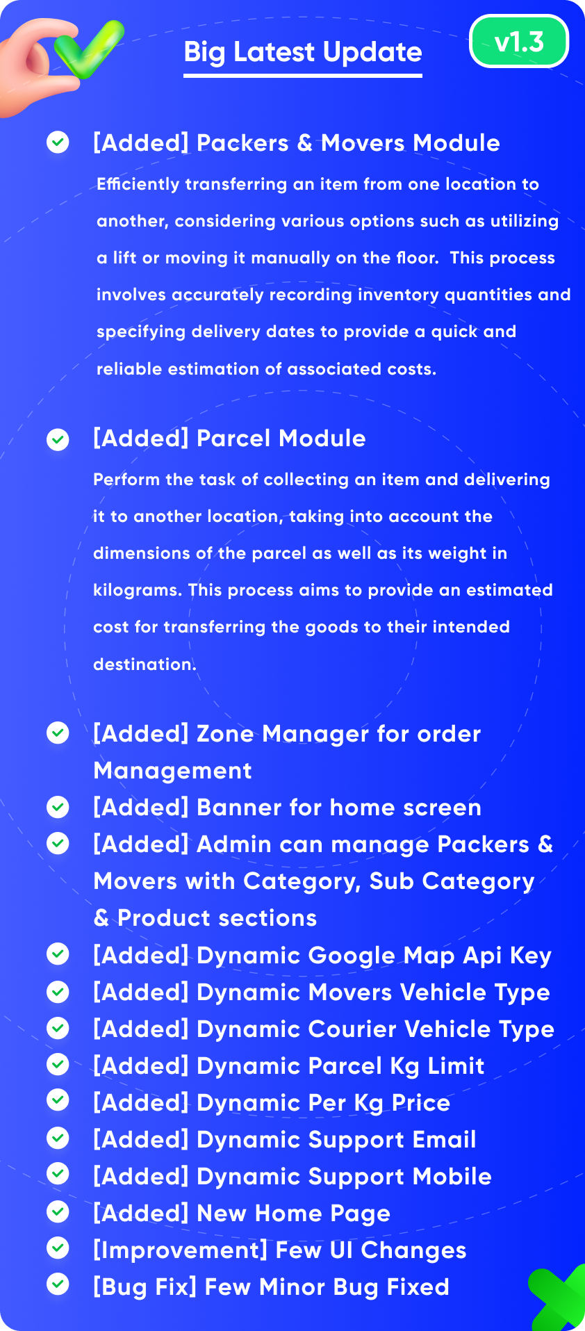 PoketPorter: Transport Goods, Parcel, Packers Movers, Logistics & Courier Delivery App Full Solution - 1