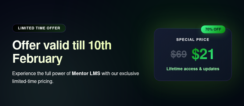 Mentor LMS offer