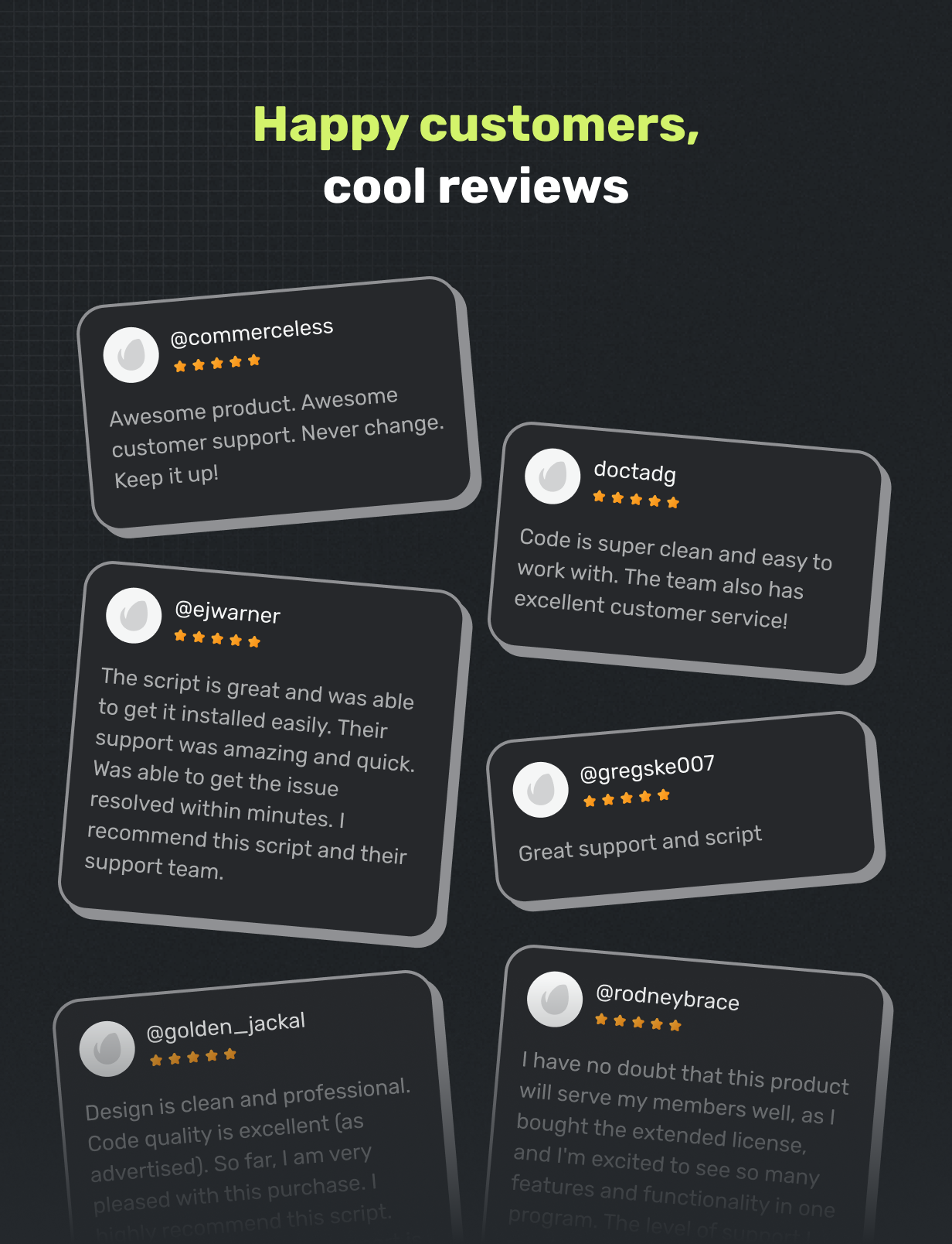 Happy customers, Cool reviews, Rate us, Give feedback aikeedo @heyaikeedo