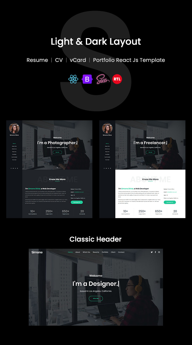 Personal Portfolio React Template